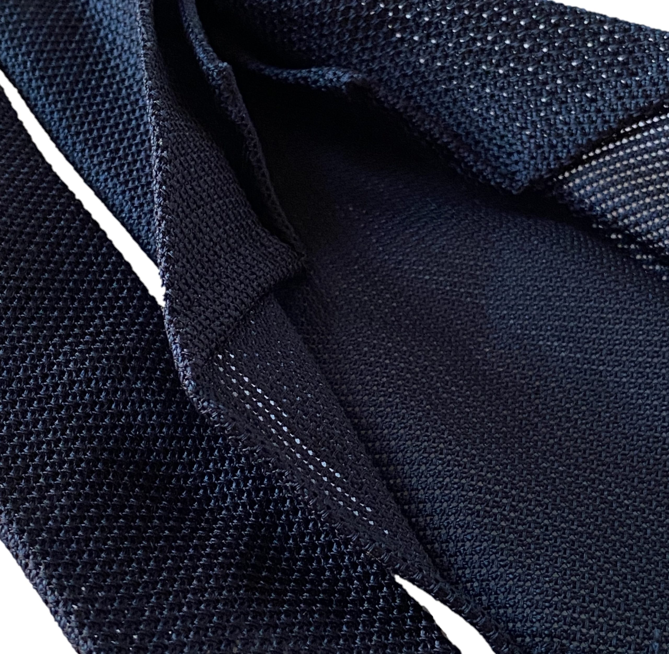 navy grenadine tie