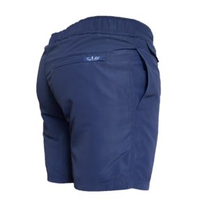 navy blue swim short