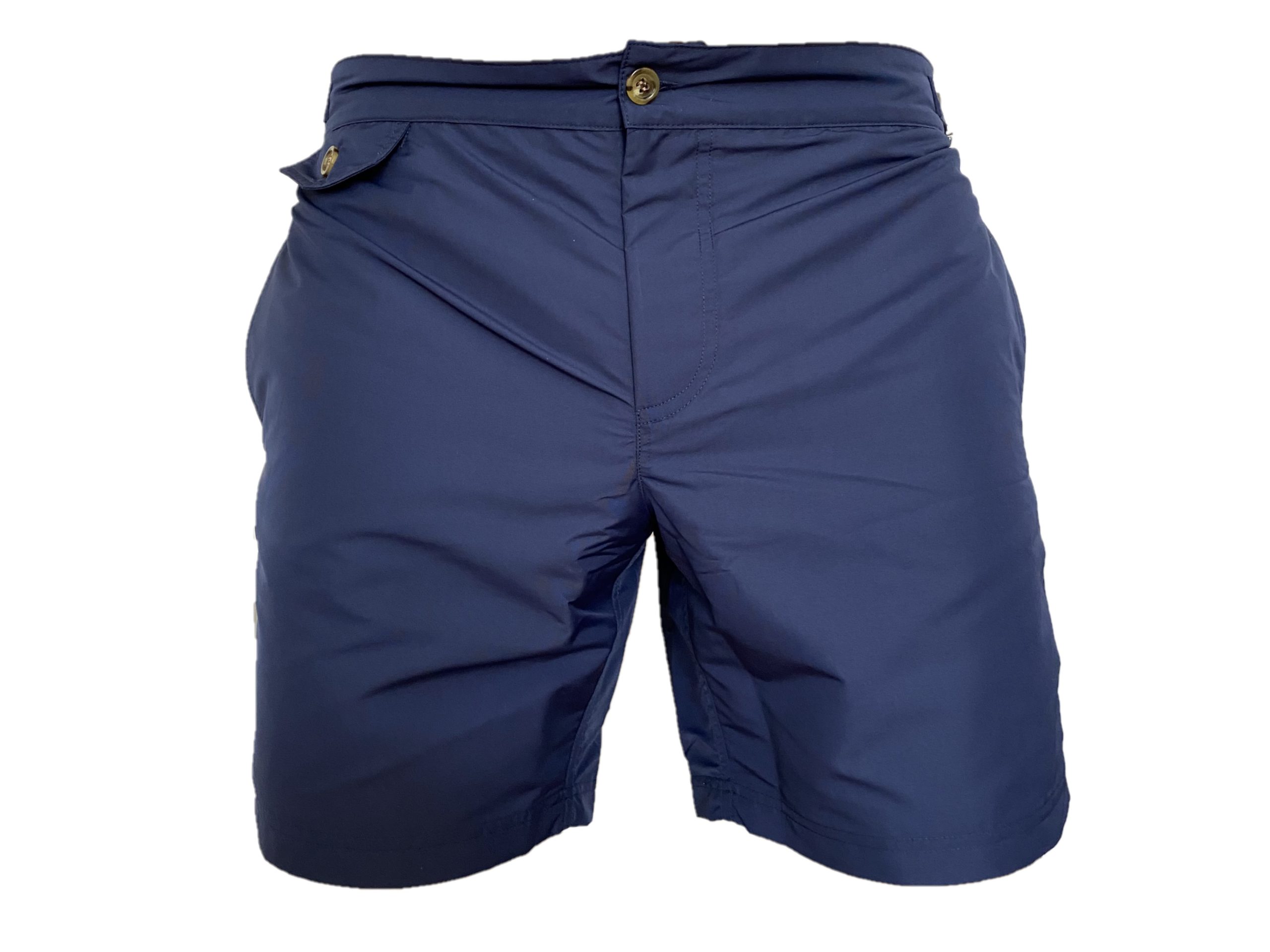 navy blue swim shorts