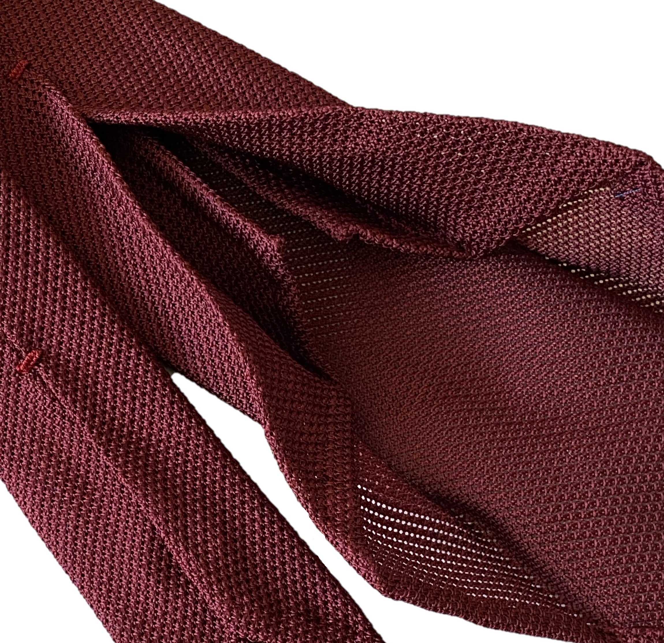 Scarlet Silk Grenadine Tie by Proper Cloth