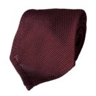 burgundy grenadine tie