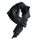 scarf with geometric motif