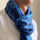 sky blue scarf