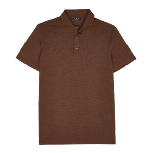 café polo jersey short sleeve