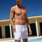 corsa red swim shorts 4