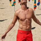 corsa red swim shorts 2