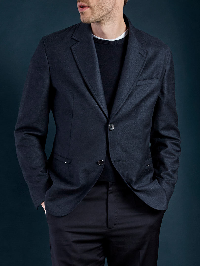 Navy Sport Winter Jacket 2