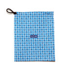 blue circular microprint swim shorts 4
