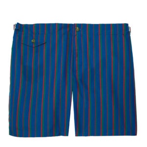 blue heritage green burgundy pinstripe swim shorts