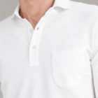POLO PIQUE LONG SLEEVE WHITE 2